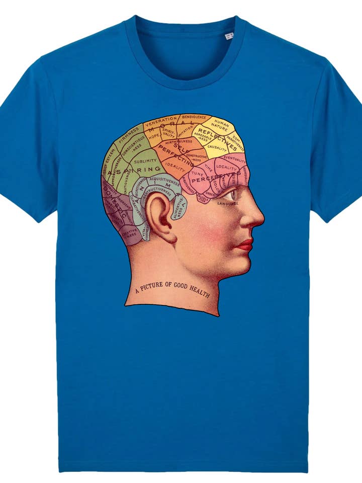 Phrenology - Organic Cotton T-Shirt for wholesale by Flashback Shop