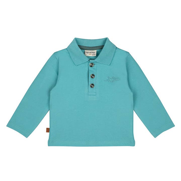 Pilot Club Baby Polo | Aqua Sea for engroshandel hos Frogs & Dogs