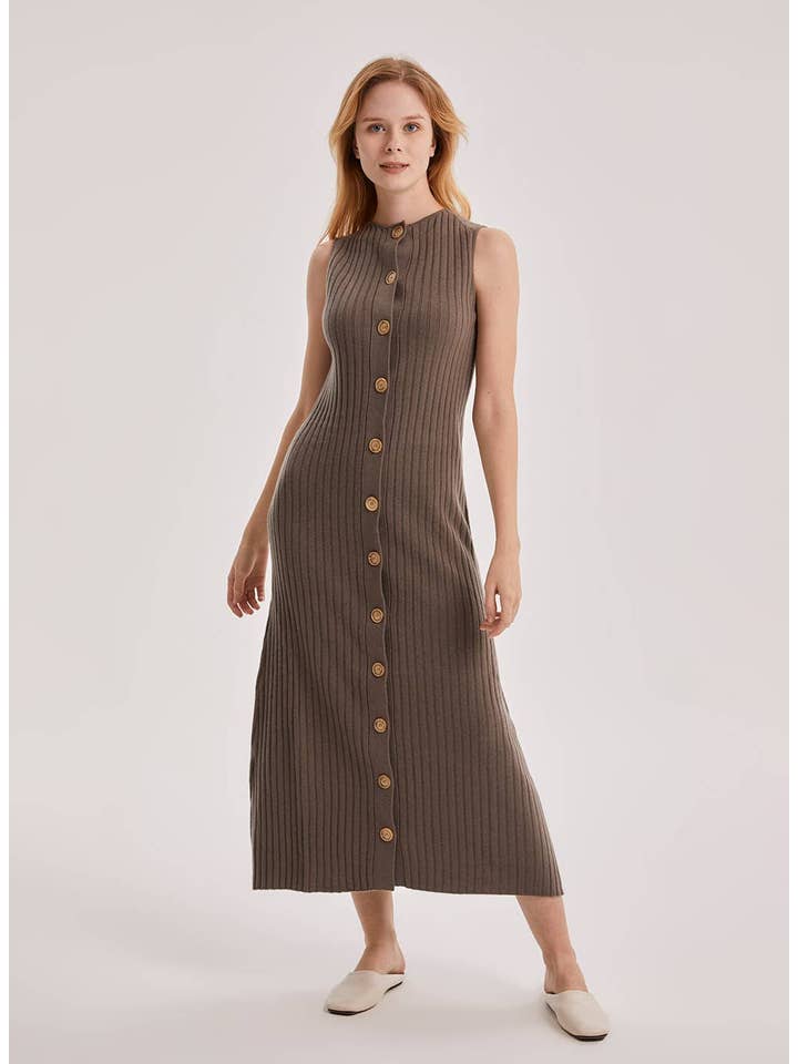 NAP – wholesale Dress – Women's – Button Down Bodycon Dress2