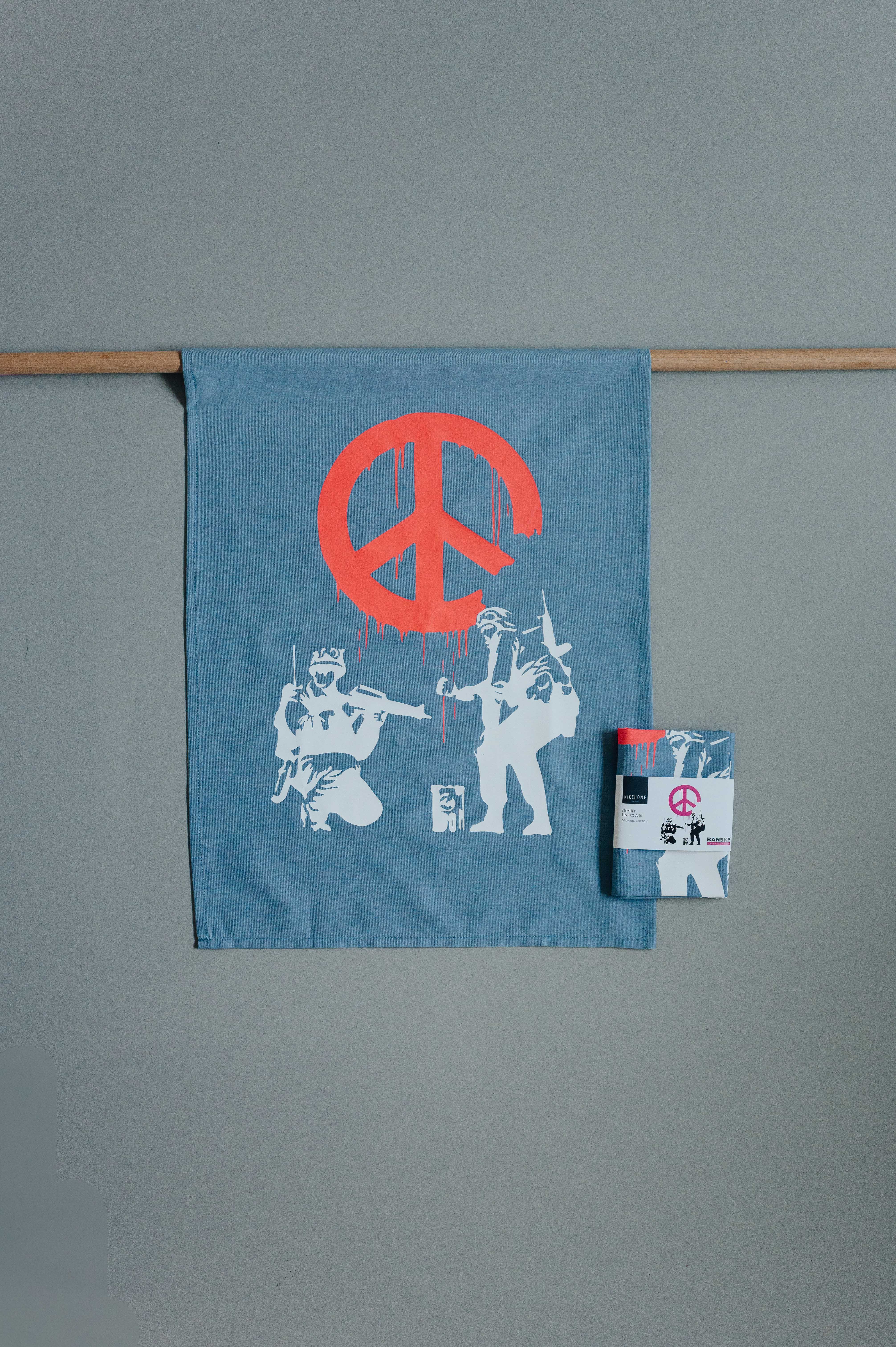 Nice Home Design - Wholesale Tea Towel - Tea Towel DENIM NEW Peace2