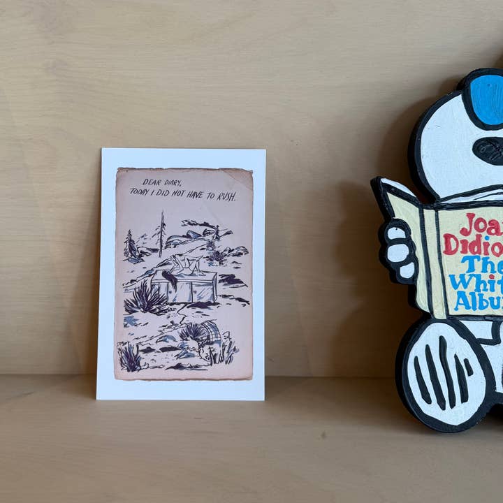 Lordcowboy - Wholesale Postcard - Dear Diary, Today I Did Not Have To Rush Postcards3