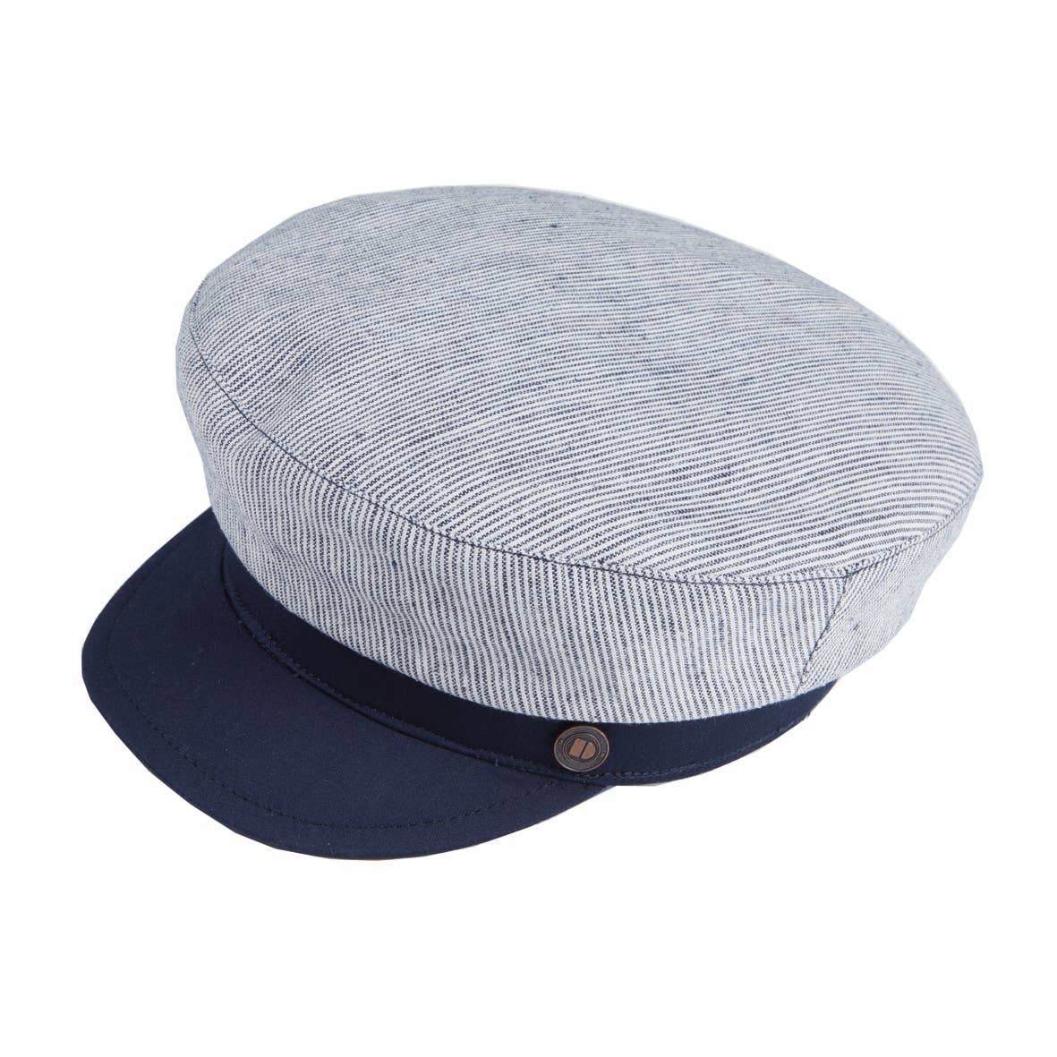 Dasmarca Hats – Engroshandel Newsboy/schoolboy hat - Herre – Finn - Græsk Fiskerkasket, Sømandskasket - Marineblå0