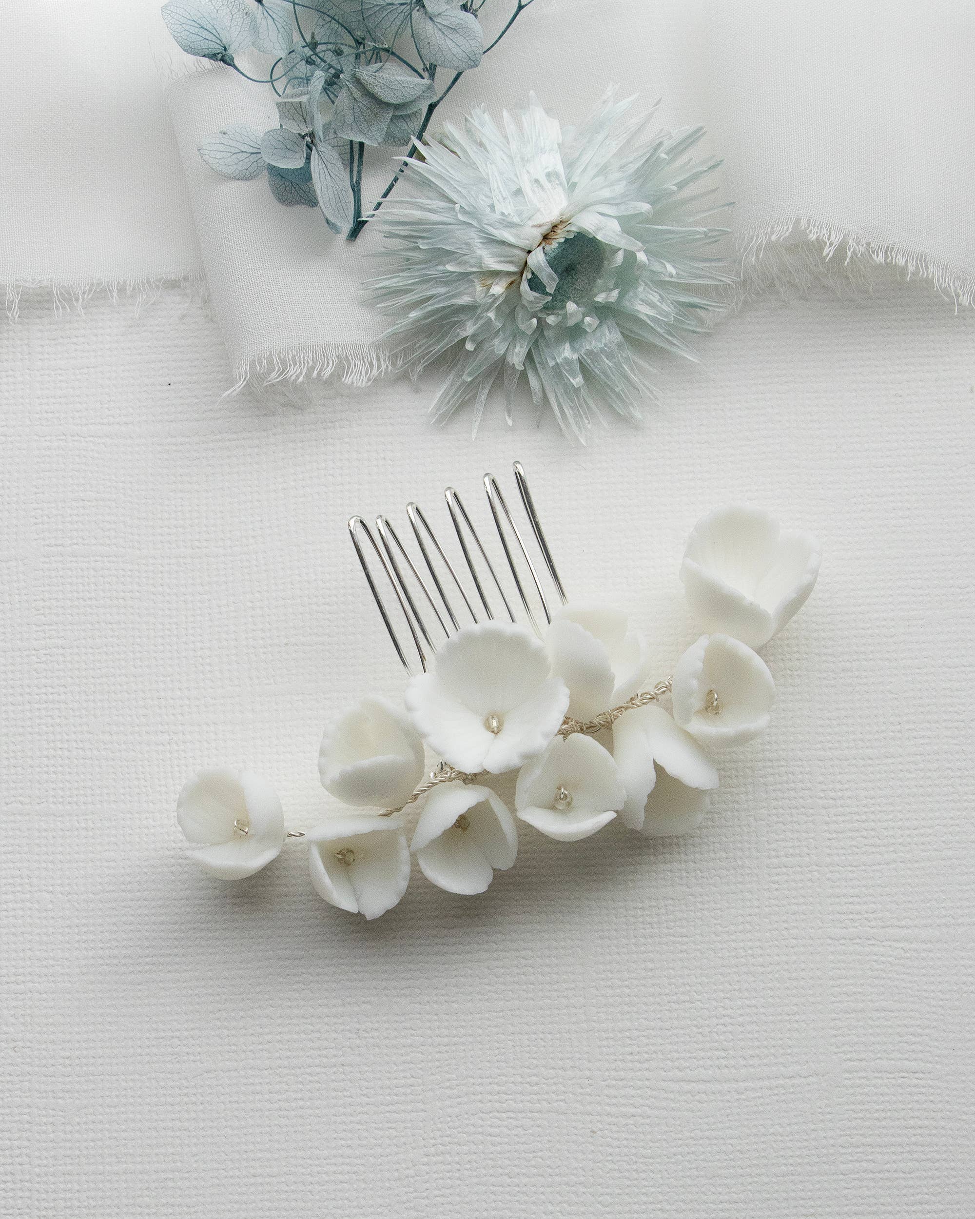 allureweddingjewelry - Wholesale Hair Pin - Angie Flower Comb4
