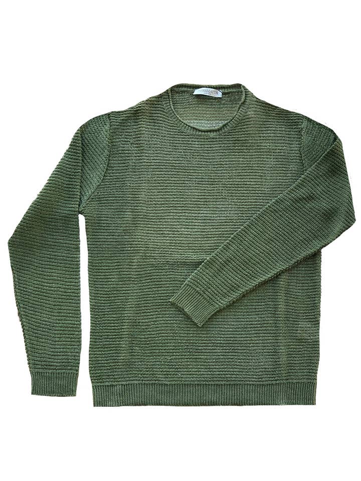 Parramatta - Wholesale T-Shirt - Men's - Crew Neck Sweater 100% Organic Linen Operated3