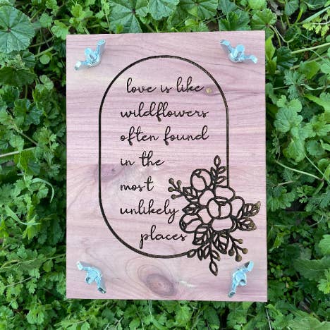 Blumenpresse mit Valentinstagsmotiv für den Großhandel von Bulldog Twins