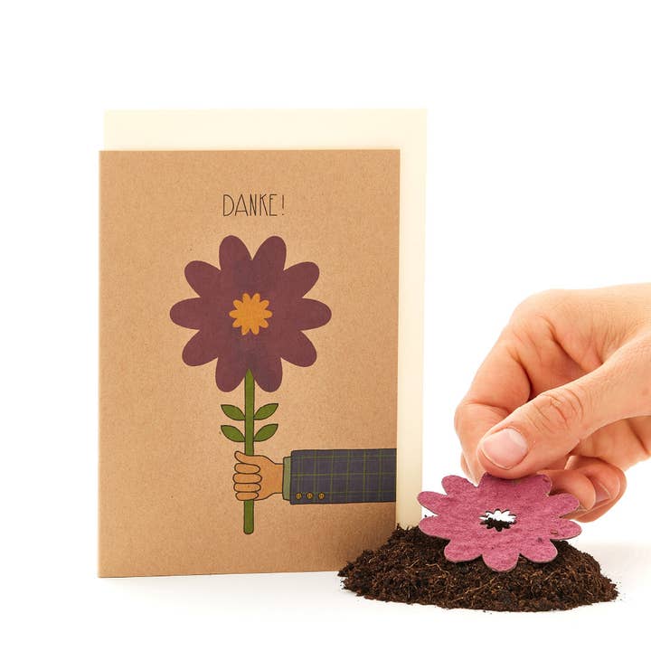 TDJ Stadtgärtner GmbH - Wholesale Thank You Card - Greeting card - Thank you - Flower1