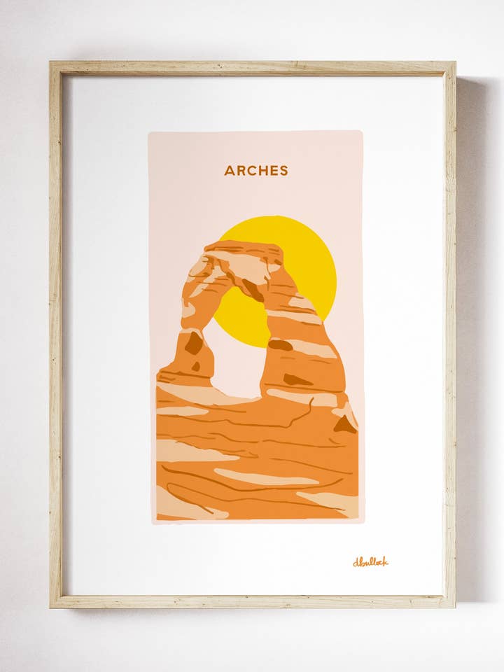 Arches National Park Print for wholesale by Daley Kaye Studio