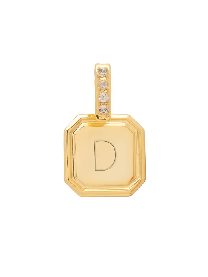 D initial Charm - CFR13BGCRY for wholesale by Sorrelli