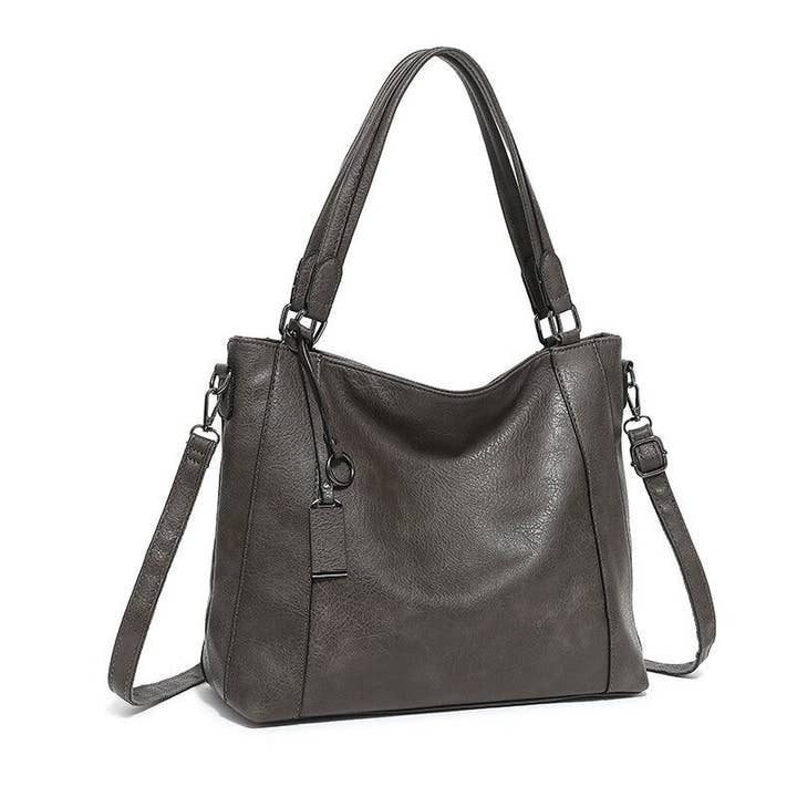 UZ Wholesale Store - Wholesale Shoulder Bag - Women's - Solid Color Single Shoulder Large Capacity Soft Leather Bag8