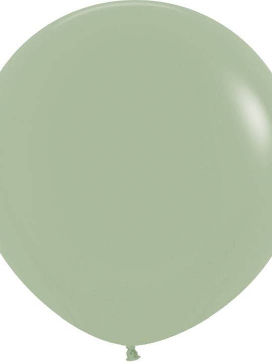 Pak van 10 latexballonnen GREEN EUCALYPTUS R24 voor wholesale door Mis Globos