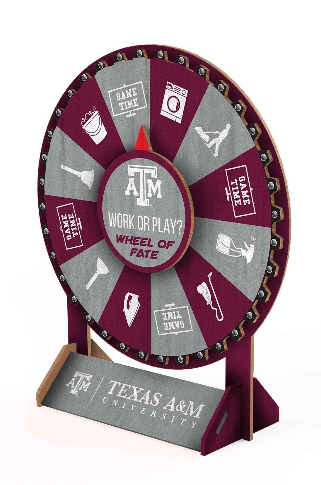 Fan Creations - Wholesale Decorative Tabletop Object - Texas A&M Wheel of Fate0