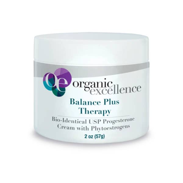 Organic Excellence - Wholesale Healing Salve/Balm/Cream - 2 oz jar - Balance Plus Therapy - Progesterone Cream