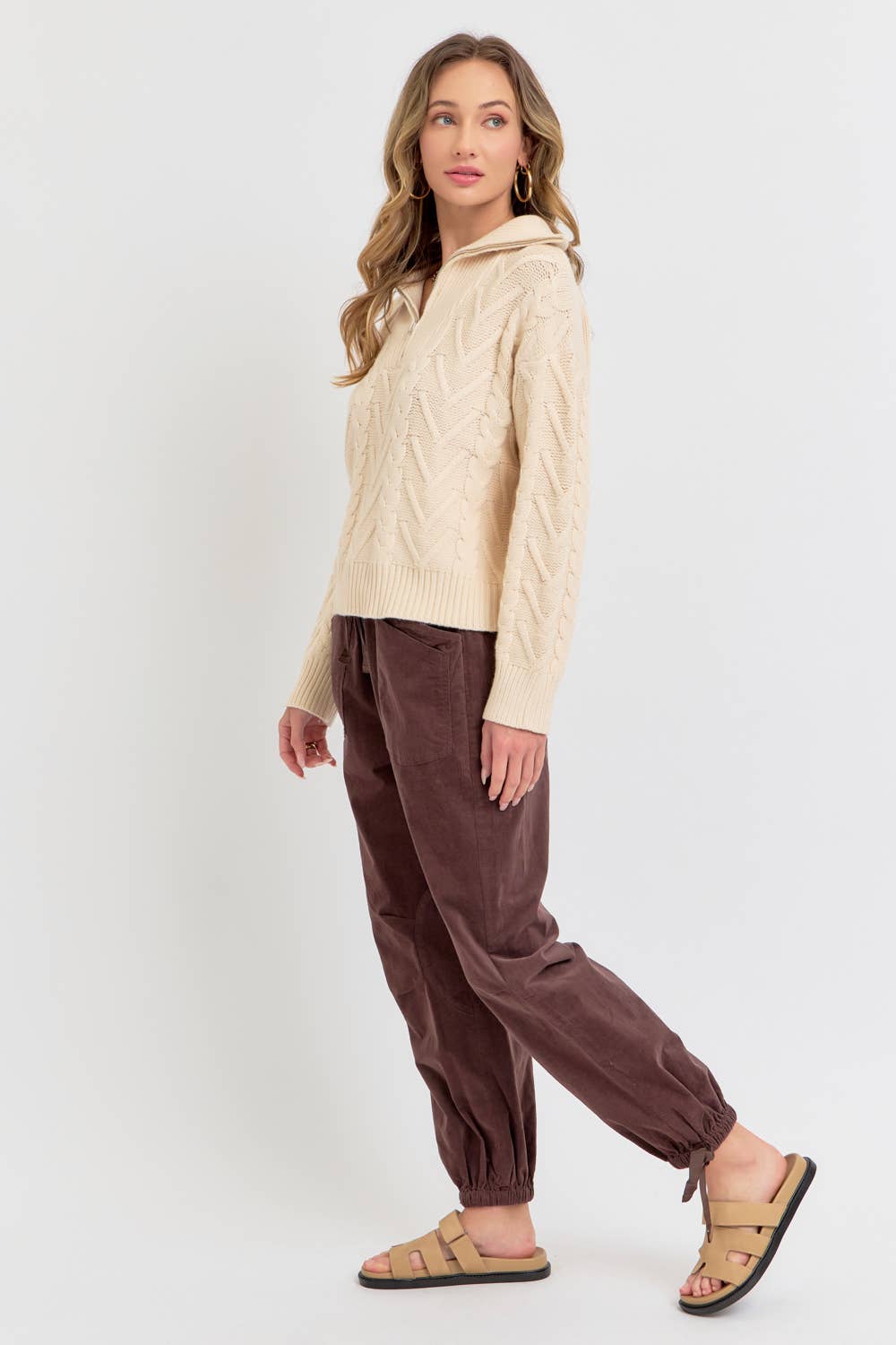 Sweet Lovely by Jen – wholesale Lounge Sweatpants/jogging bottoms – Women's – CORDUROY PULL-ON-PANTS/JOGGER14