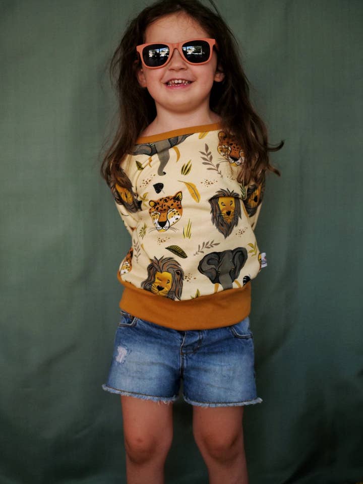 Felpa in evoluzione Savannah per la vendita all'ingrosso da parte di Petites Menottes