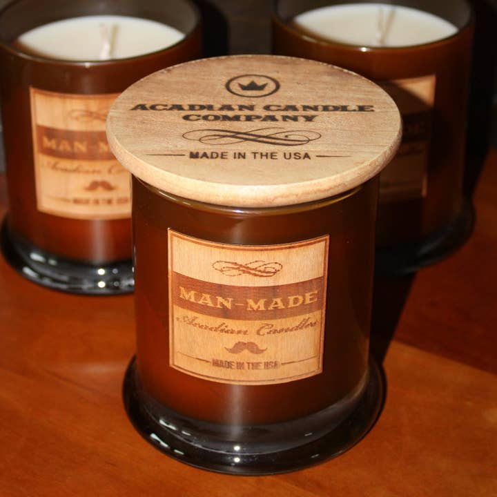 Man- Made Candles for wholesale by Acadian Candle Company