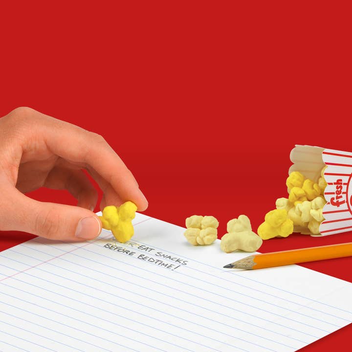 Fred – Großhandel Radiergummis – Frisches Popcorn - Radiergummis - 12