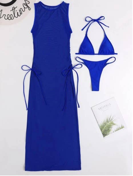 Miss Sparkling - Wholesale Two Piece Swimsuit - Women's - 3 piece swimwear set2