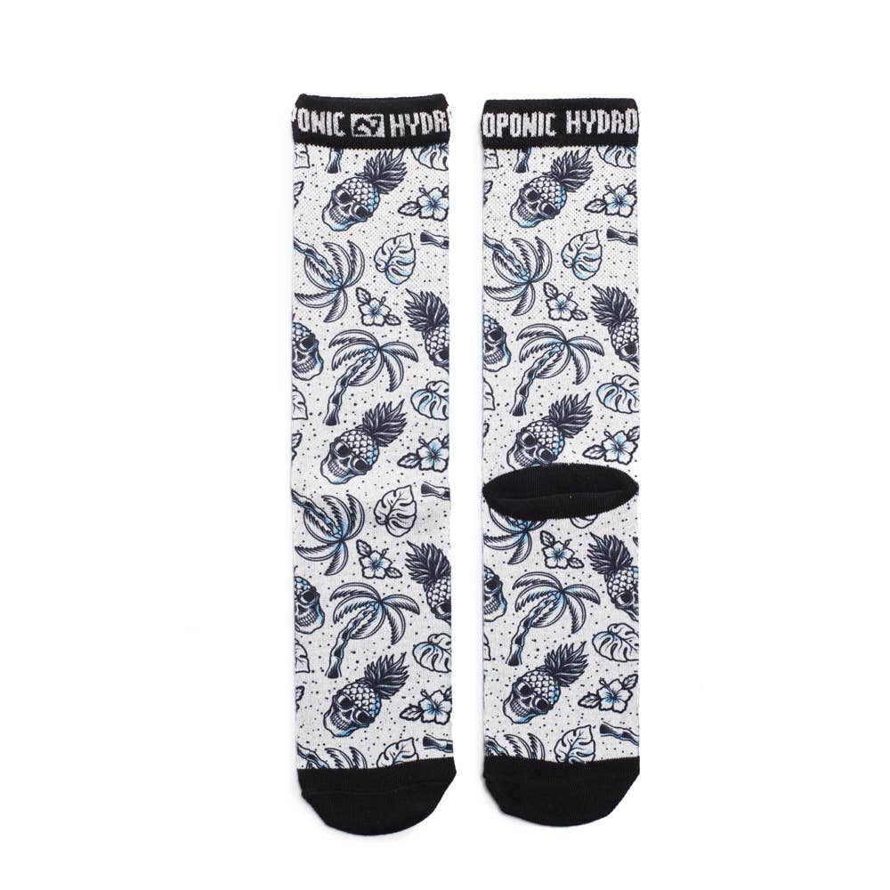 Hydroponic - Wholesale Socks - Unisex - SK Flagship 14-Tropical White0