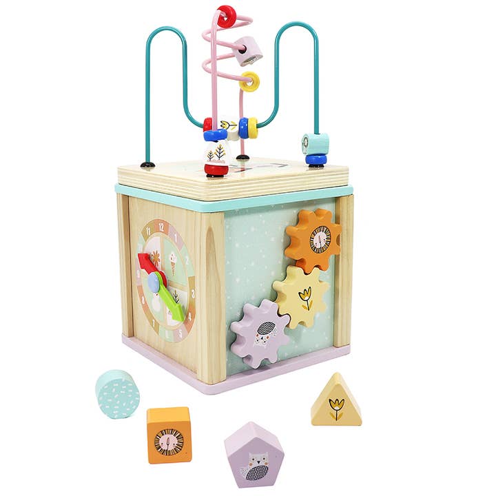 Leo & Friends - Wholesale Wood Toy - Kids - LEO & FRIENDS Wooden Activity Toy for 1, 2 Year-Old-Girls