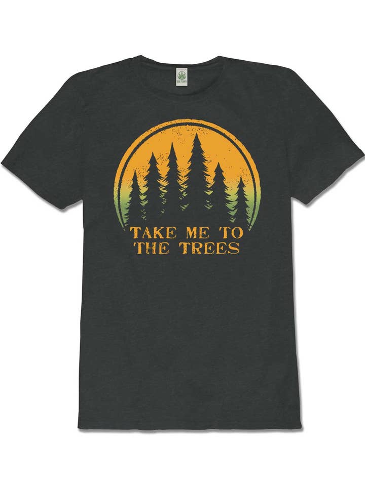 Soul Flower - Wholesale Screen Printed T-Shirt - Women's - Take Me To The Trees Heathered T-Shirt - Unisex Outdoor Tee3