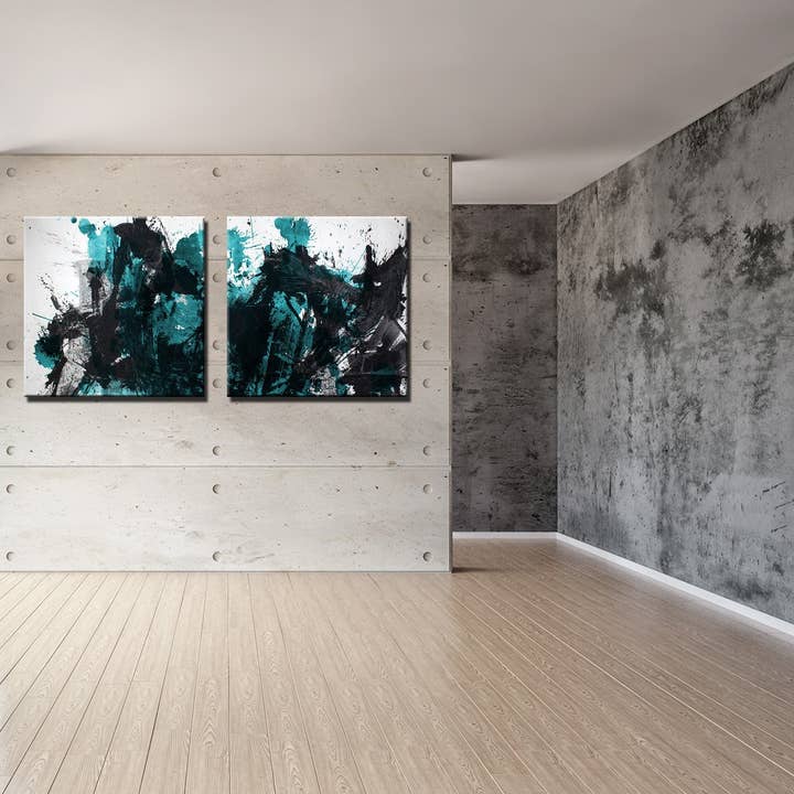 Inkd XLII' Canvas Art for wholesale by Ready2hangart, Inc.