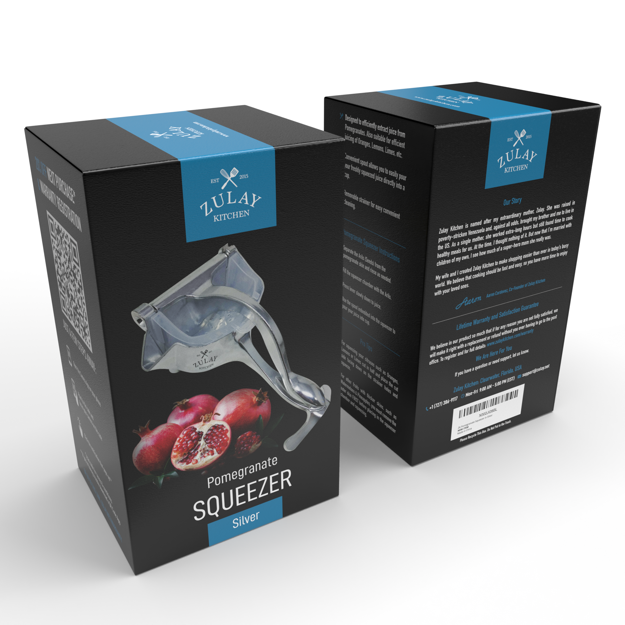 Zulay Kitchen - Wholesale Keukengereedschapsset - Handmatige fruitpers - Sappers voor zwaar gebruik10