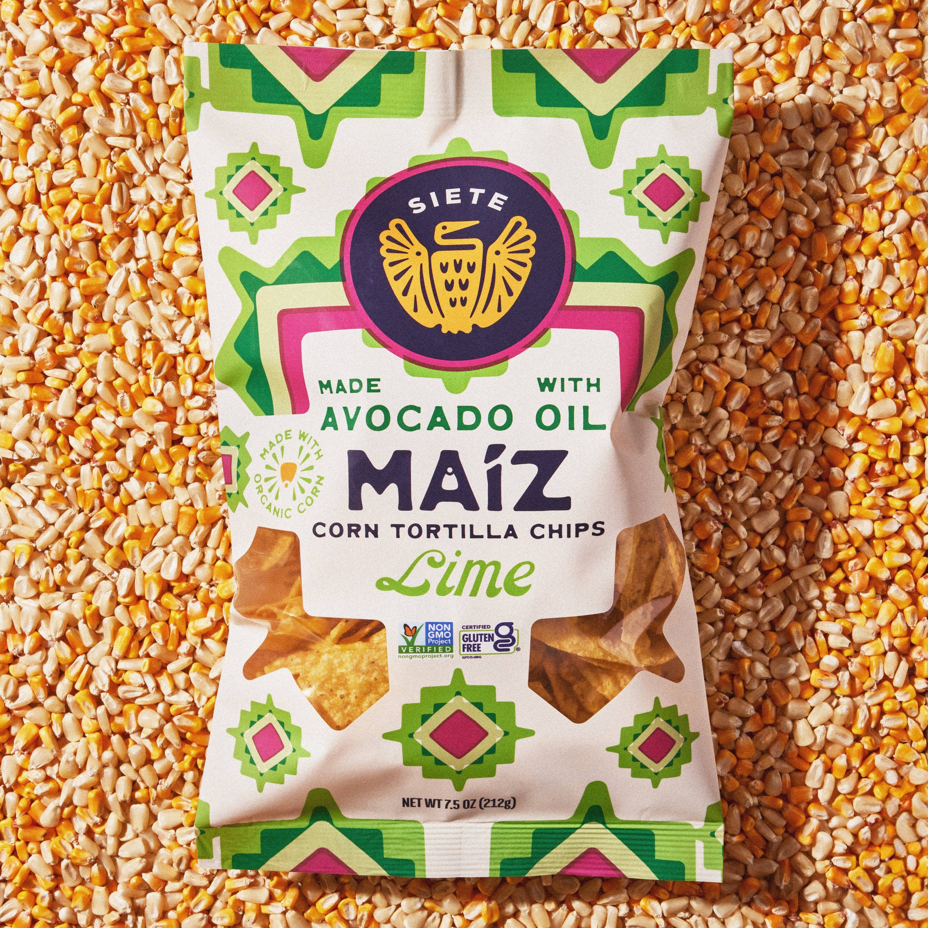 Siete Foods - Wholesale Chips - Wholesale Maiz Lime 18pk2