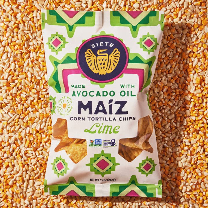 Siete Foods - Wholesale Chips - Wholesale Maiz Lime 18pk2