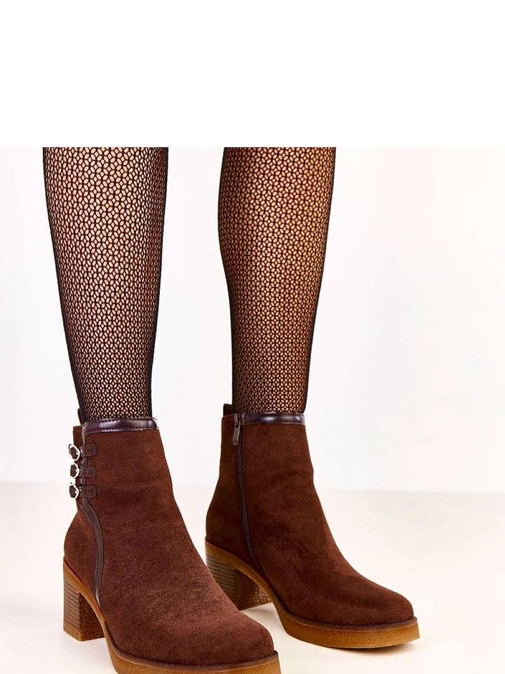 Stivaletti con tacco Modello 219643 Solea per la vendita all'ingrosso da parte di Lieber Deem Marktplatz