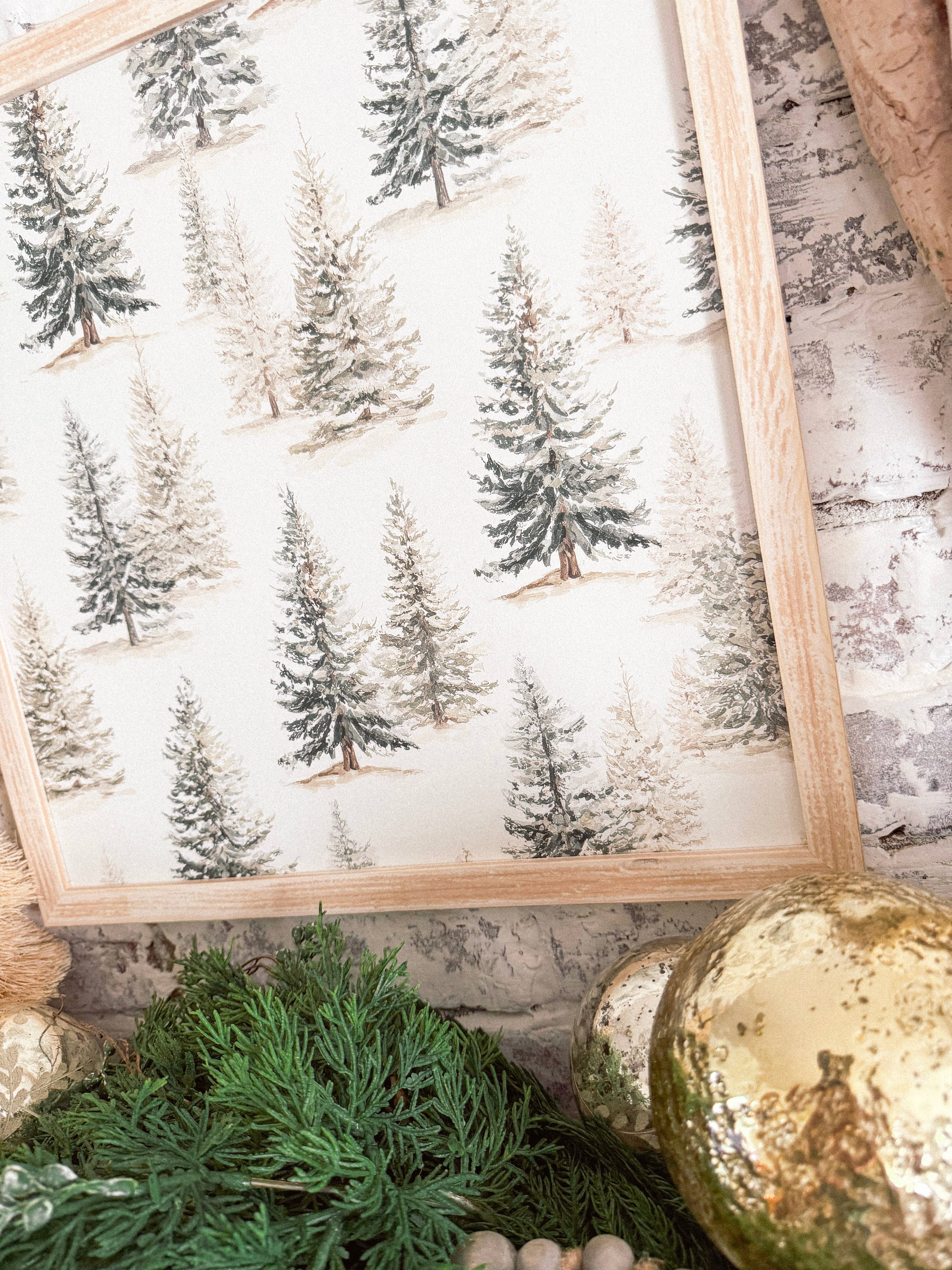 WillowBee Signs & Designs - Wholesale Sign - Colored Evergreen Trees Layering Wood Sign1