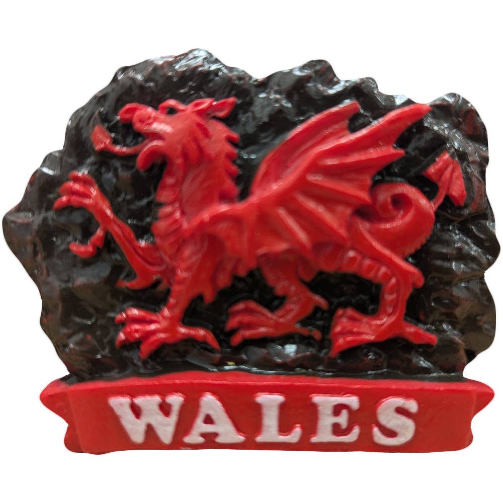 MANAV – wholesale Magnet – Coal Dragon Wales Resin Magnet (RSN6)0