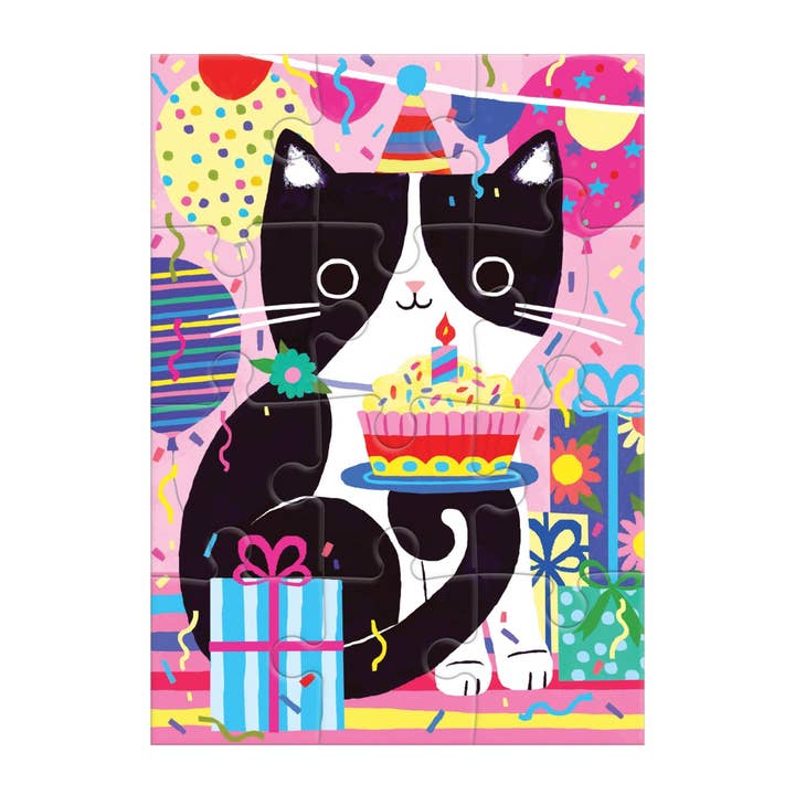 Chronicle Books - Wholesale Birthday Card - Purr-fect Cat Birthday Greeting Card Puzzle5