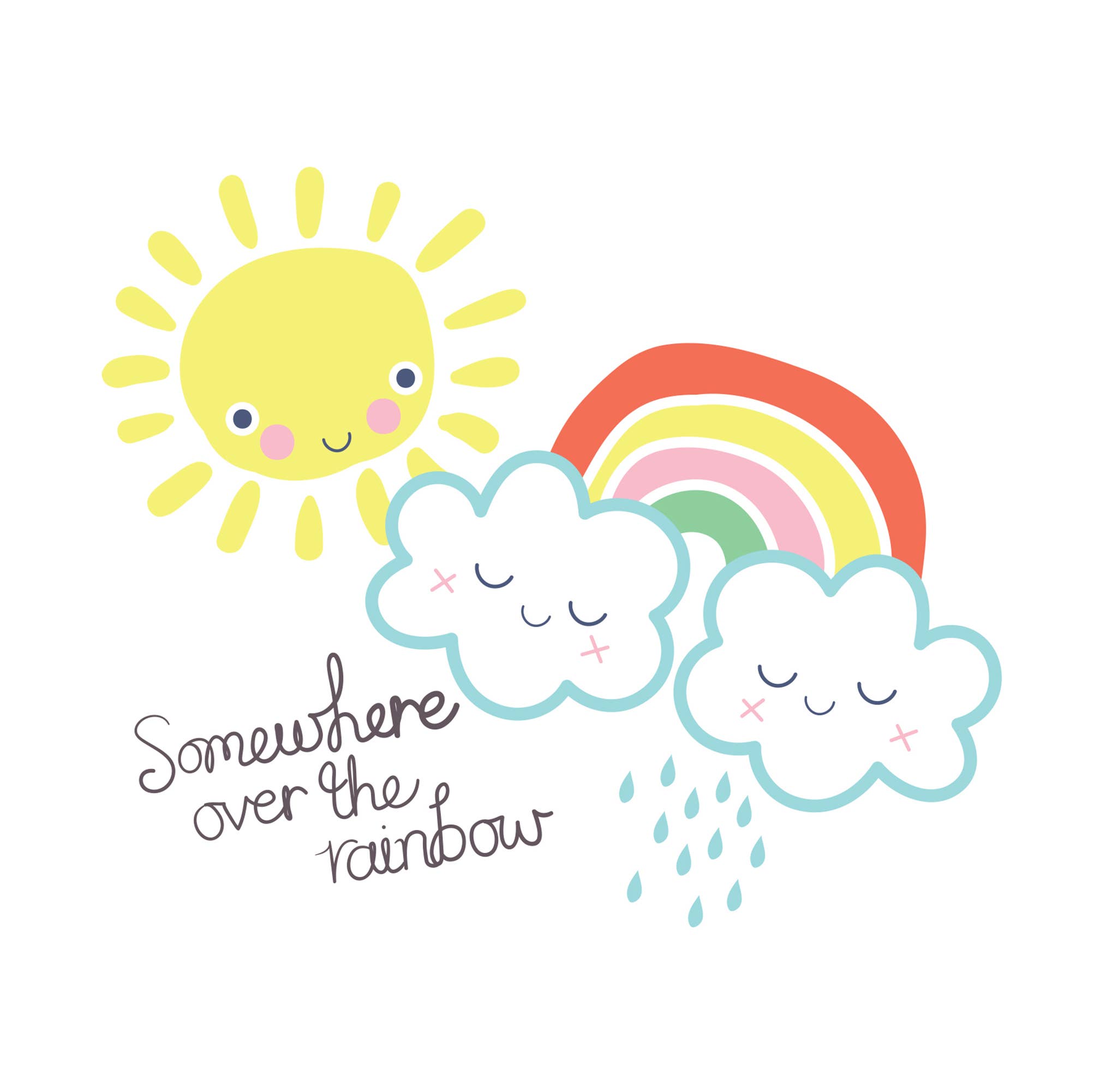 Michele Payne - Wholesale Art Print - Kids & Baby - Somewhere Over the Rainbow Art Print2