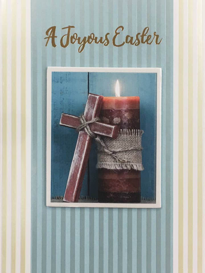 Rosedale Gold Easter Greeting Cards - Religious (3pk) 39566 for wholesale by A-Line Greetings