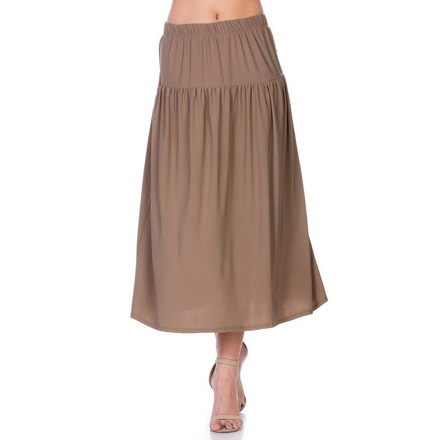 Azules Clothing - Wholesale Rok - Dames - ASK-9026PS eigentijdse midi-rok13