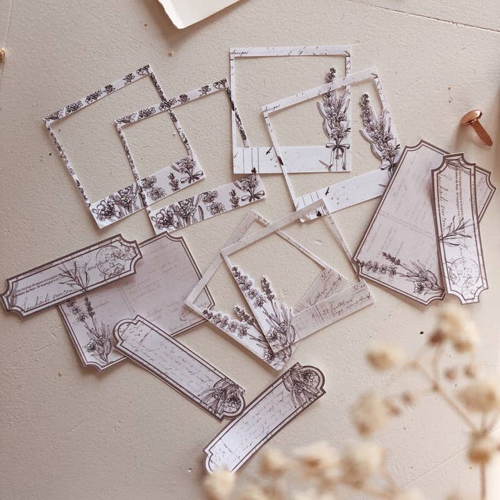 Chapteries - Wholesale Sticker - Ensemble d'autocollants de lavande