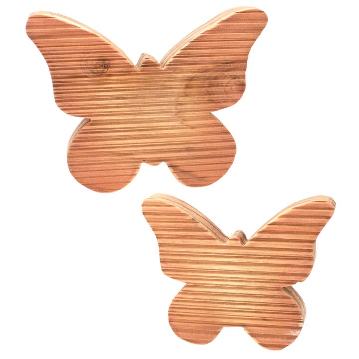 Ensemble de 2 blocs papillon abricot pour la vente par WT Collection