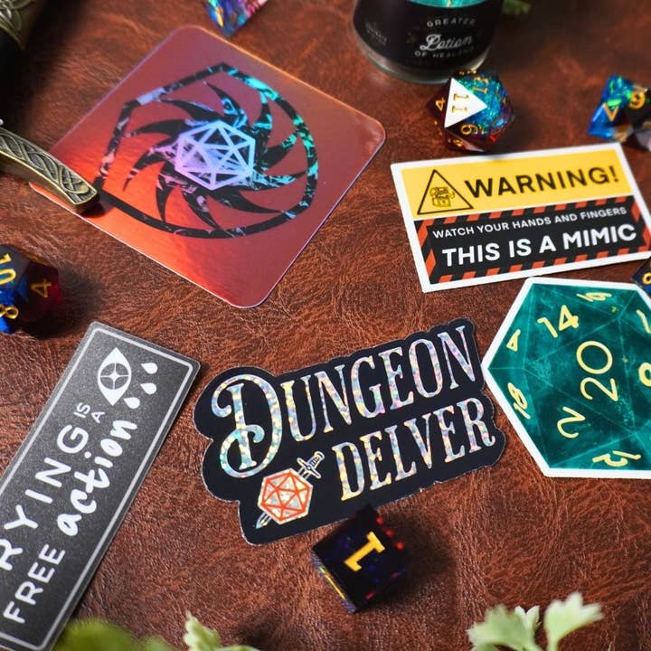 Minva Tabletop Design Co – wholesale Sticker – Dungeon Sticker Pack4