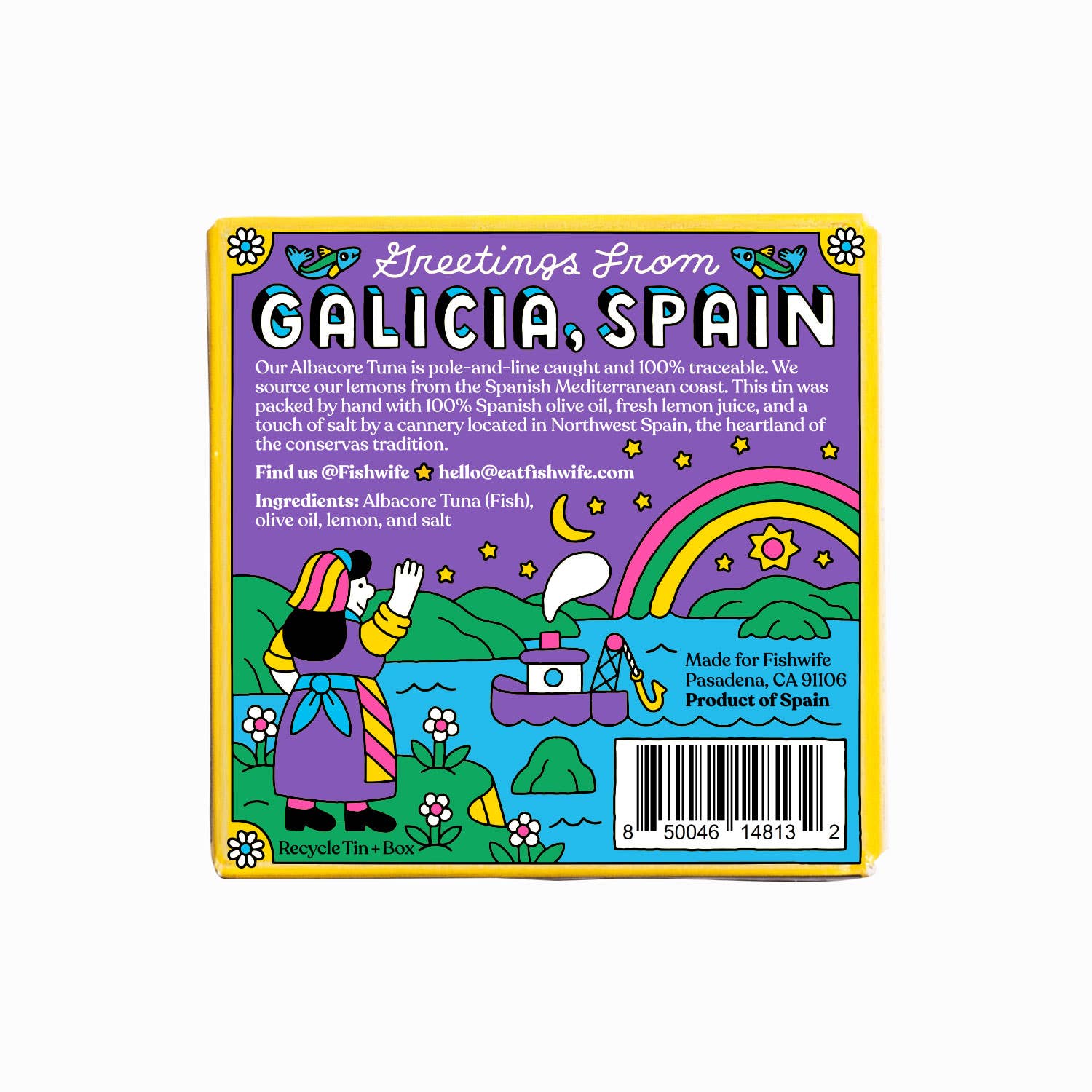 Fishwife - Wholesale Tinned Fish - Albacore Tuna with Spanish Lemon1