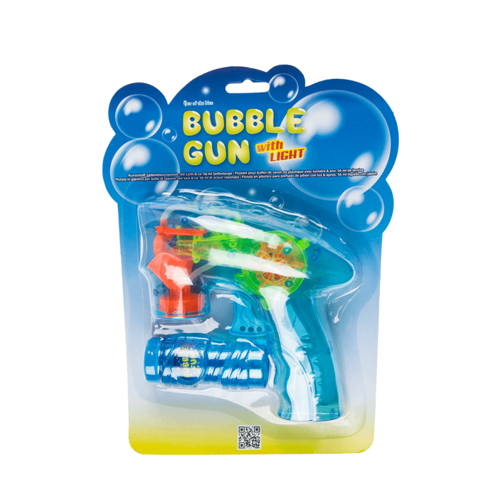 Out of the blue KG – Bolhas de sabão - Crianças por atacado – Pistola de Bolhas com LED e líquido para bolhas de aproximadamente 56 ml3