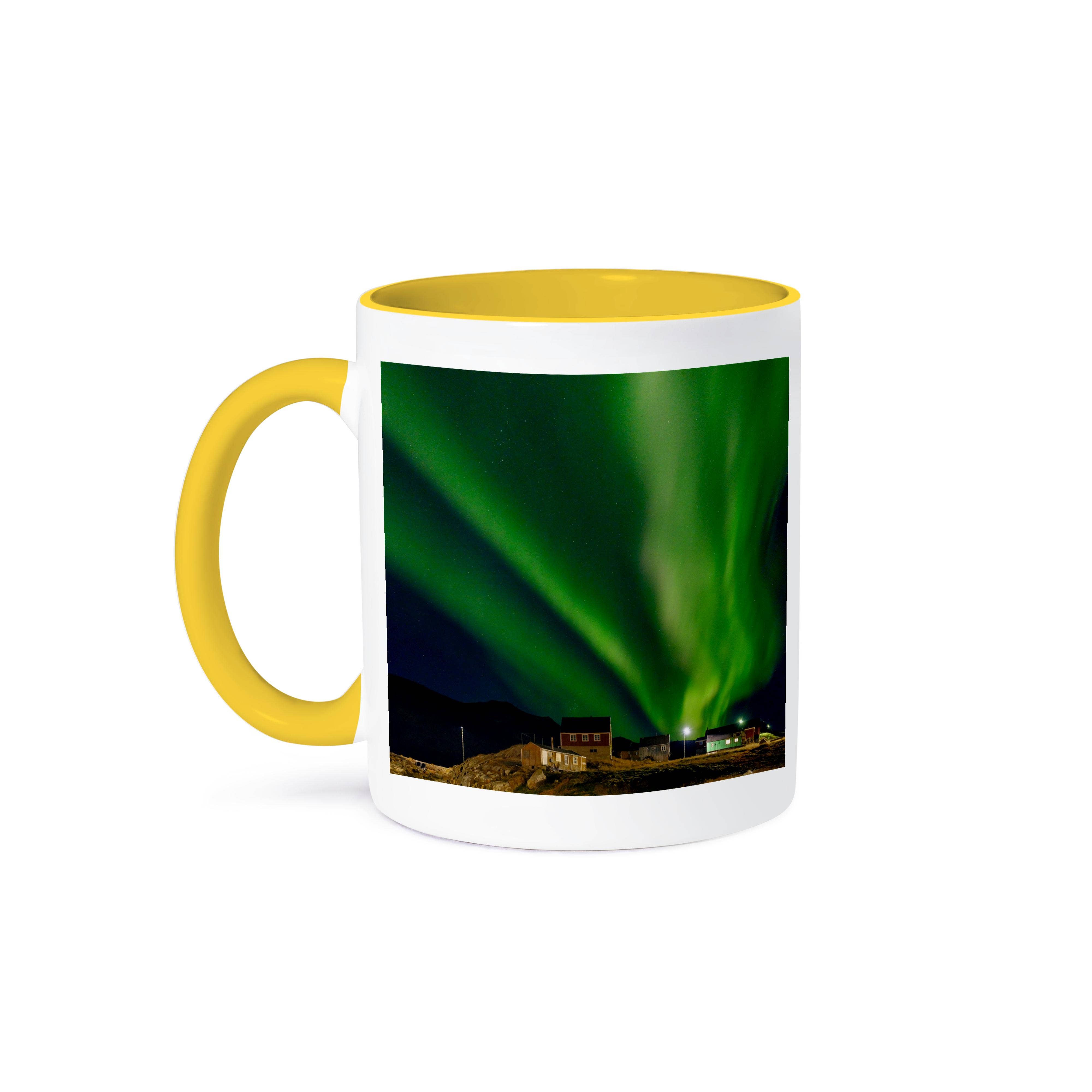 3dRose - Wholesale Coffee Mug - 3dRose, Northern Lights over Kuummiit, East Greenland in Danish Territory 2., Mug0