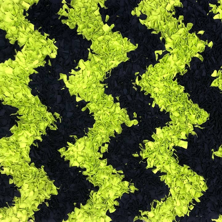 Shaggy Raggy Grn/Chevy azul para venta al por mayor de The Rug Market