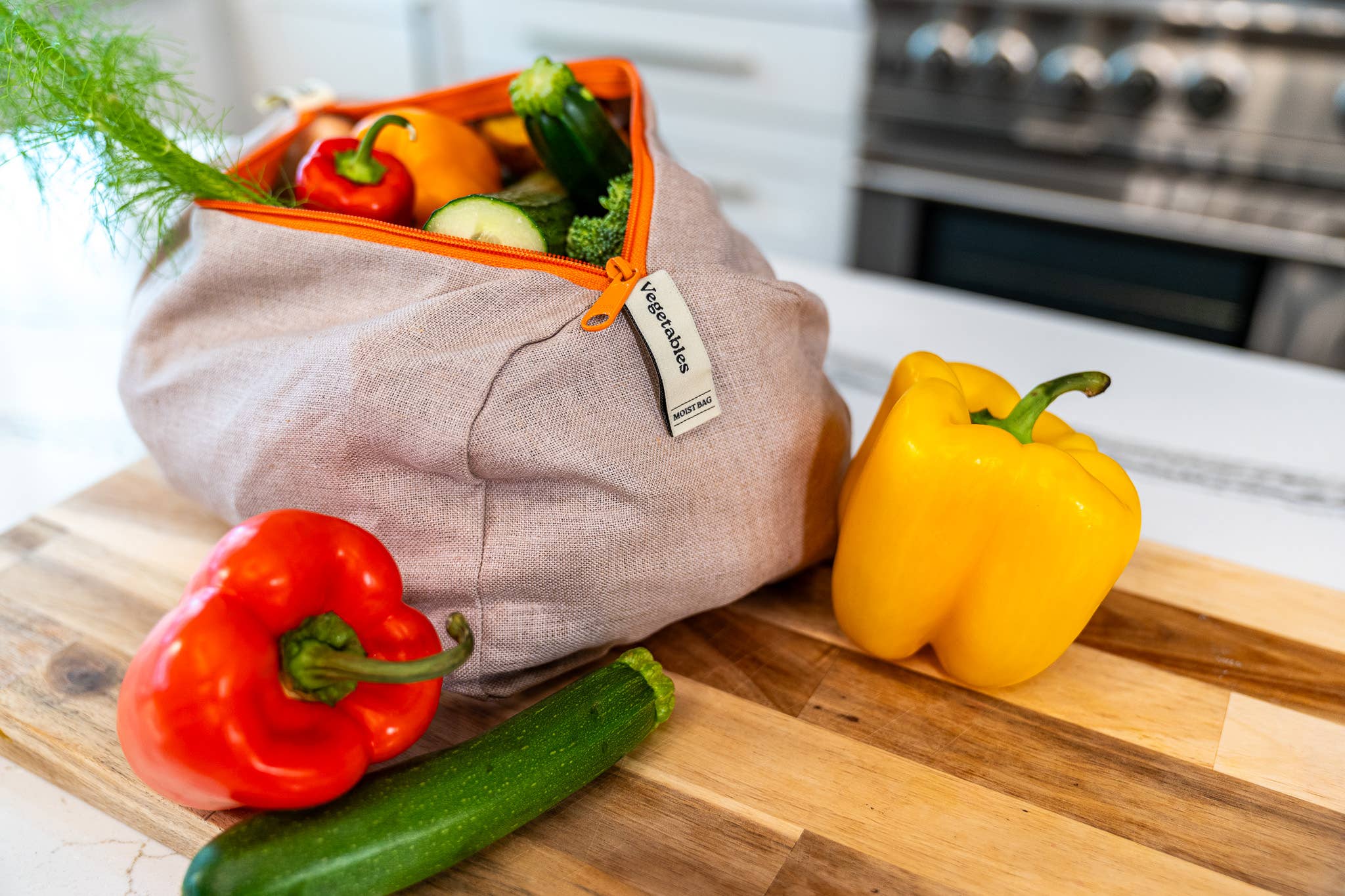 Ambrosia Bag - Wholesale Food Storage Wrap/Bag - Reusable Linen Bag for Vegetables |Reusable | Spring Kitchen4