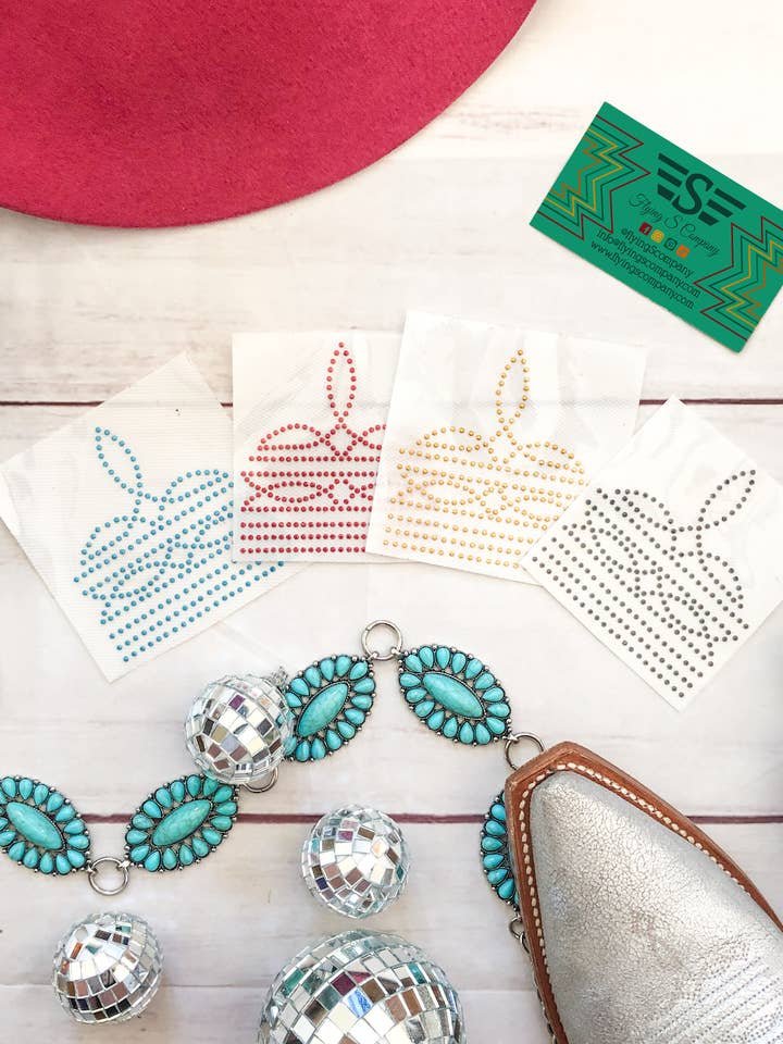 Stitch Stitch Transfer con diamantes de imitación (solo transferencia) para venta al por mayor de Flying S Company