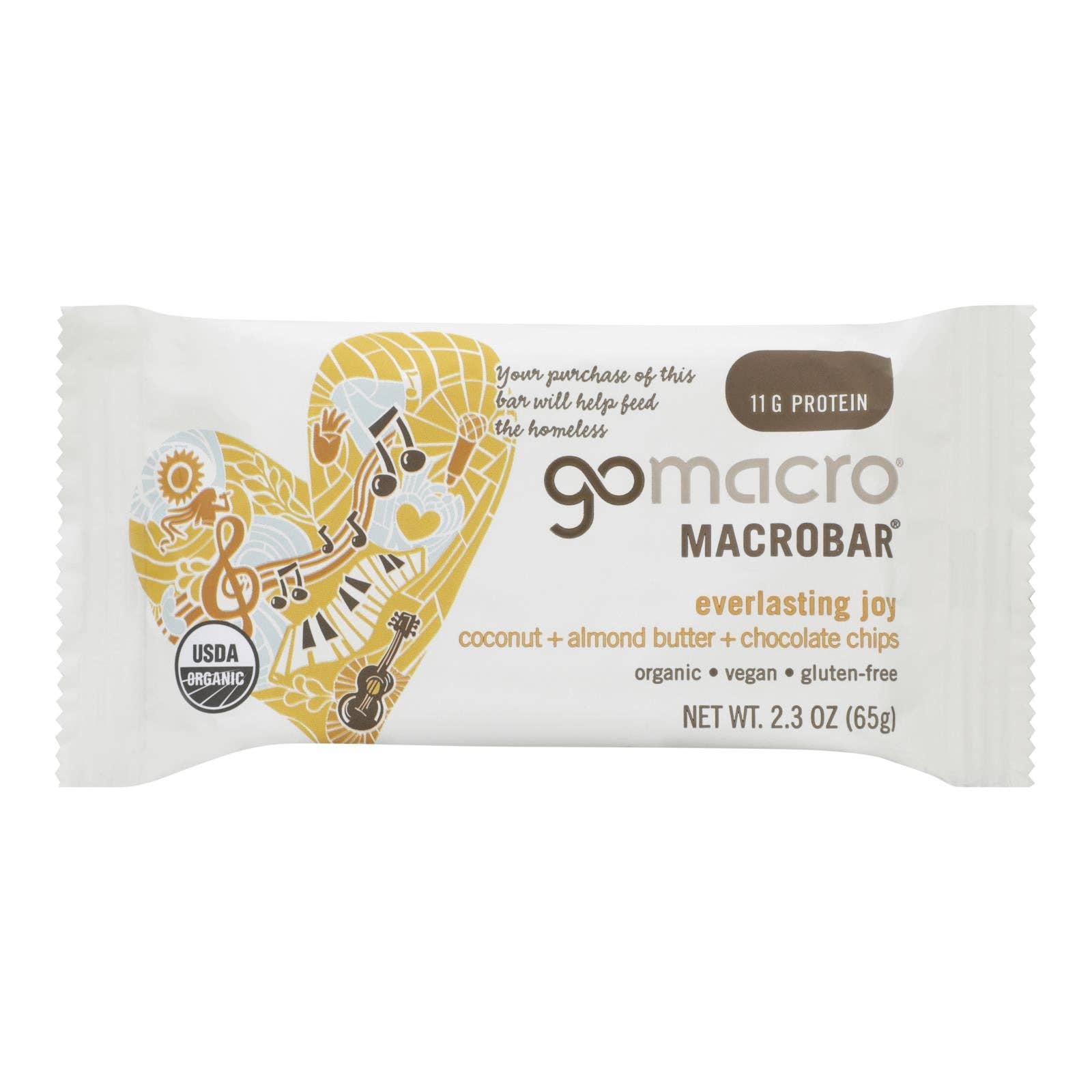 Everyday Supply Co - Wholesale Snack Bar - Gomacro Organic Macrobar Coconut Almond Choc 12 Pack0