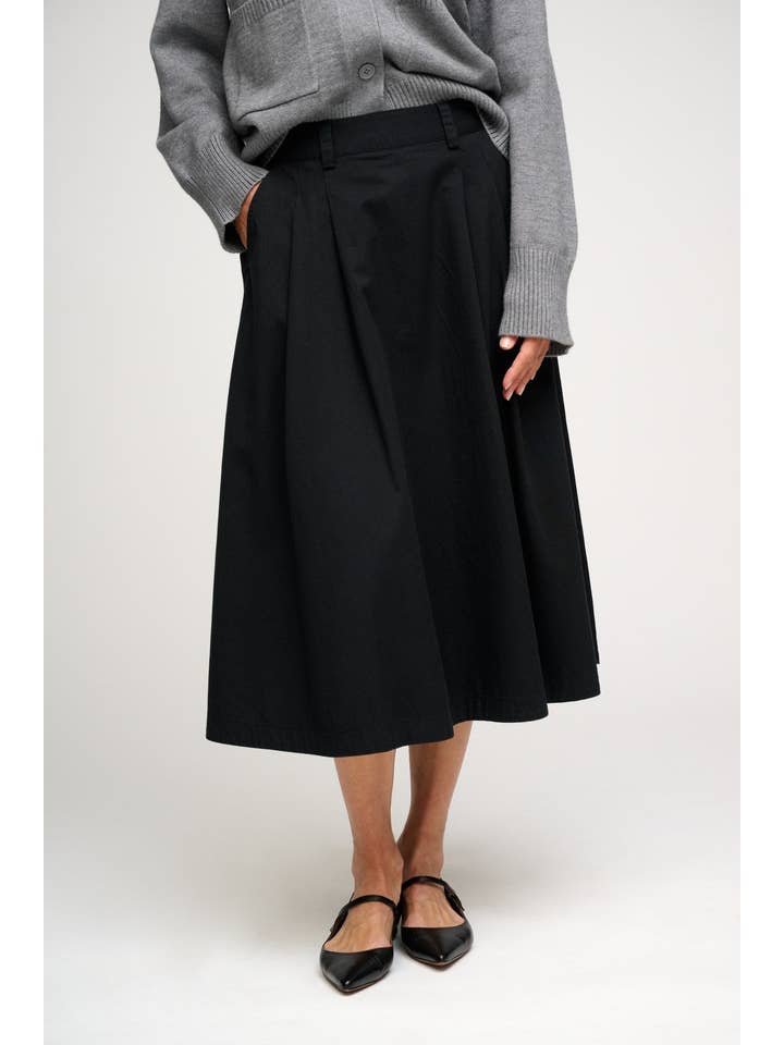 poem skirt twill - black for wholesale on Faire