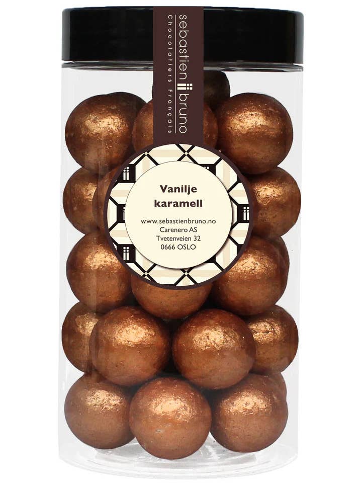 Sjokoladekuler med Vanilje Karamell Stor for wholesale by SebastienBruno Røa Torg