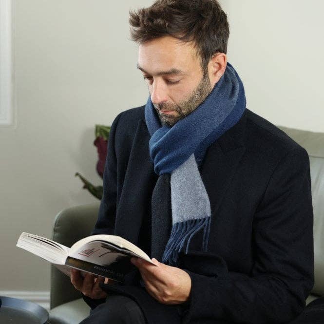 Studio Hop - Wholesale Scarf - Men's - Men's 100% Cashmere Ombre Scarf2