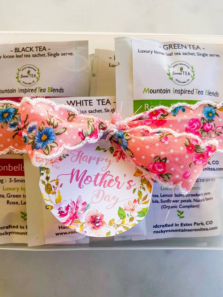 Moederdag geschenkset met diverse theesoorten voor wholesale door Rocky Mountain SereniTEA