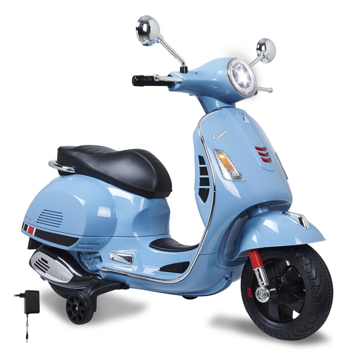 mhw24 - Wholesale Bike/Scooter - Kids - Ride-on Vespa GTS 125 blue 12V2
